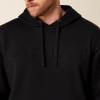 ARIAT Ariat Men's Black Embossed Logo Hoodie 