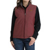 CINCH Cinch Women's Burgundy & Grey Reversible Vest 