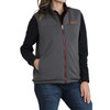 CINCH Cinch Women's Burgundy & Grey Reversible Vest 