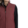 CINCH Cinch Women's Burgundy & Grey Reversible Vest 