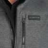 CINCH Cinch Men's Charcoal Bonded Zip Vest 