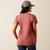 ARIAT Ariat Women's Red Clay Heather SW Logo Landscape T Shirt 