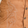 Rock & Roll Denim Women's Camel Boot Stitch Microsuede Vest