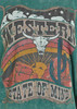 PANHANDLE SLIM Rock & Roll Denim Women's Teal Western Graphic Oversized T Shirt 