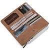 MONTANA WEST Montana West Wrangler Women's Khaki Embroidered Bi-Fold Wallet 