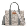 MONTANA WEST Montana West Wrangler Women's Grey Camo Print Tote/Crossbody 