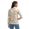 Wrangler Women's Cream Performance Skye 1/4 Snap Pullover
