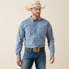 ARIAT Ariat Men's Poseidon Stripe Judah Pro Fitted Riding Shirt 