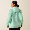 ARIAT Ariat Women's Lichen Rebar Lightweight Graphic Hoodie 