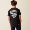 Ariat Boy's Grey Heather Digi Shield Short Sleeve T Shirt