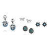 Montana Silversmiths Women's Silver & Turquoise Everyday Western Post Earring Set