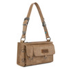 Montana West Wrangler Women's Khaki Buckle Charm Small Shoulder Bag