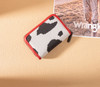 Montana West Wrangler Women's Red Cow Print Small Wallet
