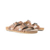 MYRA BAGS Myra Women's Dark Brown Falling Feather Sandals 