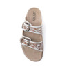 MYRA BAGS Myra Women's Ivory Bloom Marlowe Western Handtooled Leather Sandals 