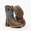 DURANGO BOOTS Durango Kid's Belgian Brown/Denim Blue Lil' Rebel Pro Western Boots 
