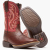 DURANGO BOOTS Durango Little Kid's Mahogany/Dynamite Red Shyloh Western Boots 