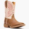 DURANGO BOOTS Durango Big Kid's Honey Tan/Metallic Peach Shyloh Western Boots