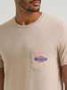 WRANGLER Wrangler Oxford Tan Heather Graphic Tee For Men 
