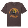 Wrangler Boy's Short Sleeve Graphic T-Shirt - Mole Heather 