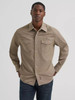 Wrangler Tan Retro Premium Western Snap Shirt For Men