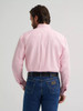 WRANGLER Wrangler George Strait Bubble Pink Solid Button Down Men's Tall Shirt 