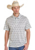 PANHANDLE SLIM Panhandle Slim Men's Southwest Print Polo Shirt - White 