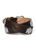 JUSTIN Men's Justin Thunder Leather Belt - Brown 