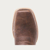 HYER BOOTS Men's Hyer Tan/Gray Bucklin Cowhide Square Toe Boot 