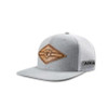 M & F M&F Western Ariat Grey Diamond Boot Stitch Cap 