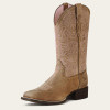 ARIAT Ariat Women's Brown Bomber Round Up Remuda Wide Square Toe Boot