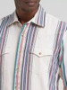 WRANGLER Wrangler Pastel Pop Retro Premium Stripe Tall Shirt For Men 