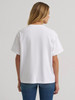 Wrangler Bright White Western Collage Girlfriend Women's Graphic Tee