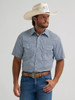 Wrangler Blue Roads Men's Advanced Comfort Western Snap Shirt