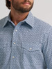 Wrangler Blue Roads Men's Advanced Comfort Western Snap Shirt
