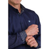 CINCH Cinch Royal Blue Button Down Men's Shirt  