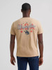 USA Wrangler Rope Back Graphic T-Shirt - Travertine Heather
