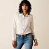 ARIAT Ariat Women's Bianca Western Snap Shirt - Cloud Dancer 