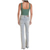 PANHANDLE SLIM Rock & Roll Denim Women's Knit Eyelet Tank Top - Teal 