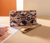 Montana West Wrangler Aztec Print Wallet - Khaki