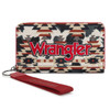 Montana West Wrangler Aztec Print Red Wallet