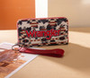 Montana West Wrangler Aztec Print Red Wallet