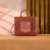 Montana West Wrangler Aztec Studded Denim Tote & Crossbody Bag - Pink