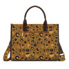 Montana West Wrangler Leopard Print Canvas Oversized Coffee Tote Bag