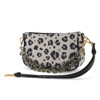 Montana West Wrangler Women's Leopard Print Canvas Shoulder Bag - Black