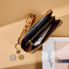 Montana West Wrangler Coffee Leopard Print Women's Wallet/Wristlet