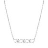 MONTANA SILVERSMITH Montana Silversmiths Alternating Hearts Women's Necklace - Silver 