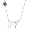 MONTANA SILVERSMITH Montana Silversmiths 4-H Steer Showman Women's Silver Necklace 