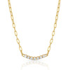 Montana Silversmiths Gold Sapphire Sky Bar Necklace For Women