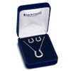 MONTANA SILVERSMITH Montana Silversmiths Women's Silver True Luck Crystal Jewelry Set 